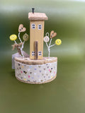 Tall Wooden Handcrafted House