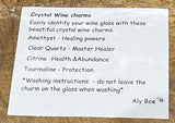 Crystal Wine Glass Charms