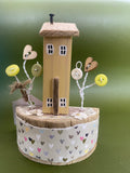 Tall Wooden Handcrafted House