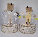 Tall Wooden Handcrafted House
