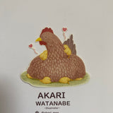Vegan Sticker Collection illustrated By Akari Watanabe