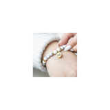 Stress Less Howlite Crystal Essential Oil Bracelet