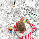Eggnogg Colour-in Giant Poster / Tablecloth - Puzzletime