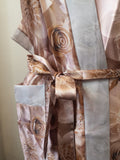 Luxury satin rose gold dressing gown/robe
