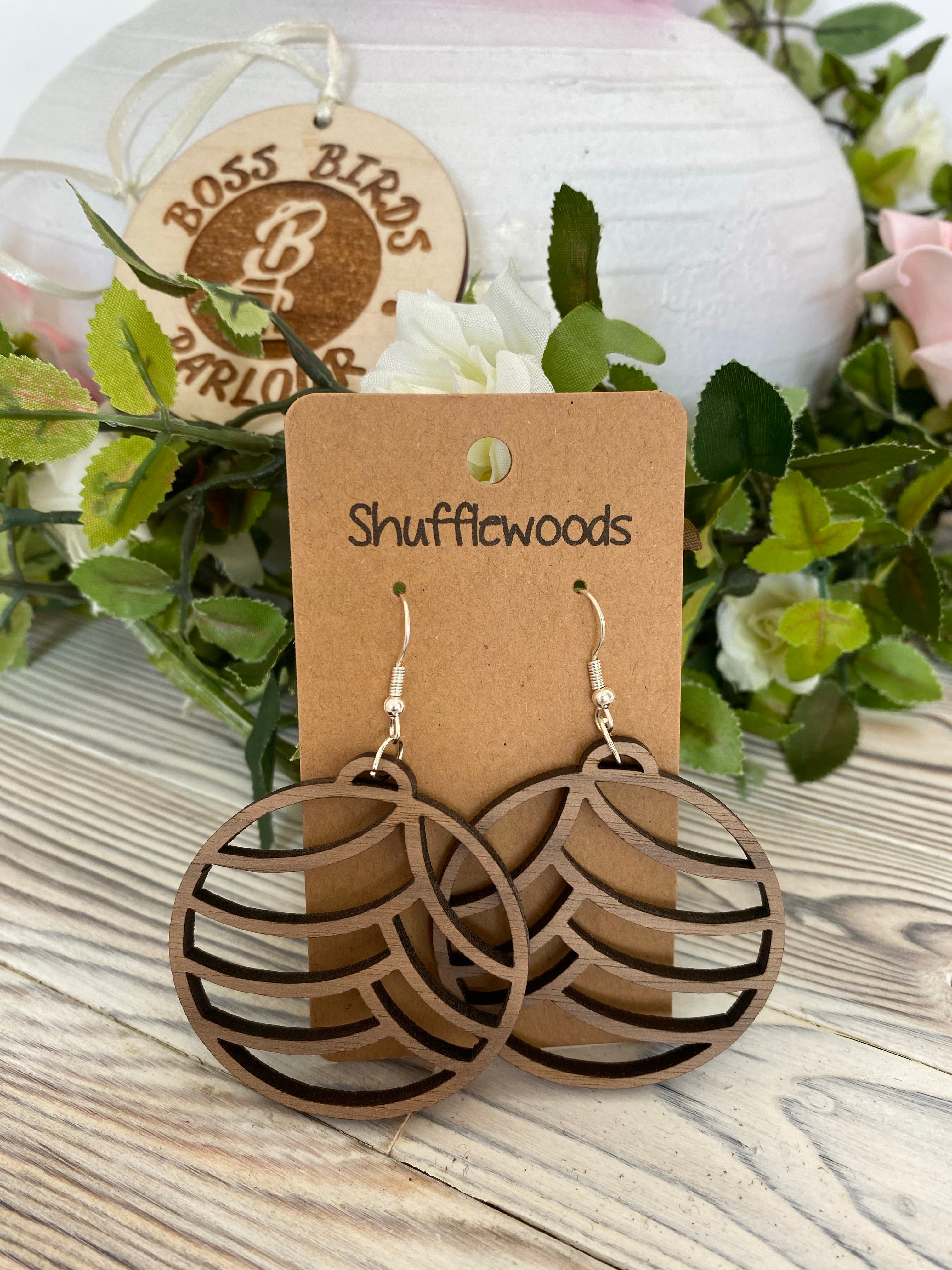 Wooden hot sale earrings wholesale