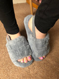 Grey Lounge Slippers
