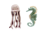 Best Years Knitted Organic Cotton Baby Pink Jellyfish Scandi Toy