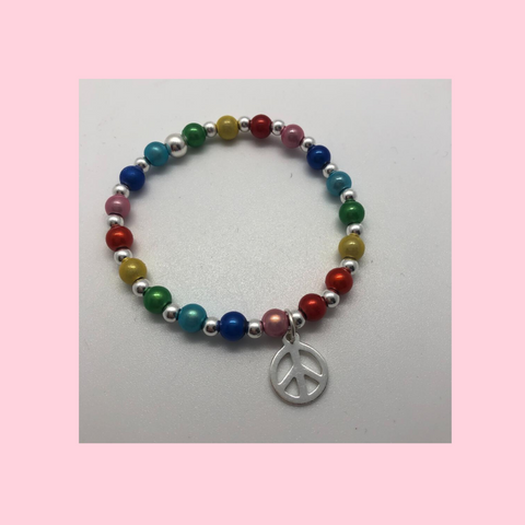 Rainbow Peace Bracelet