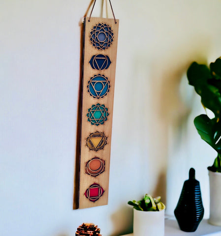 Large Hanging Chakra Plaque