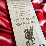 Liverbird You’ll Never Walk Alone Plaque