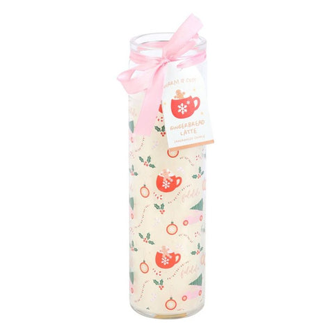 Sugarplum Fun Christmas Print Tube Candle