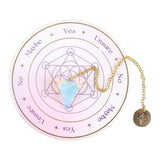 Opalite Crystal Pendulum Divination Kit