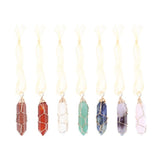 Crystal Hanging Tree Decorations Set of 7