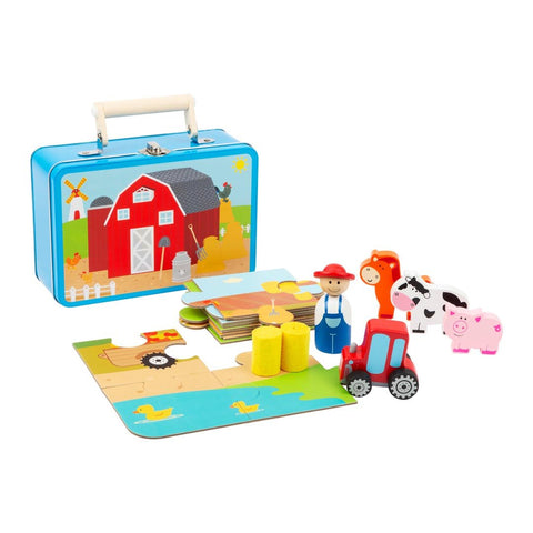 Small Foot Farm Play Set in a Case