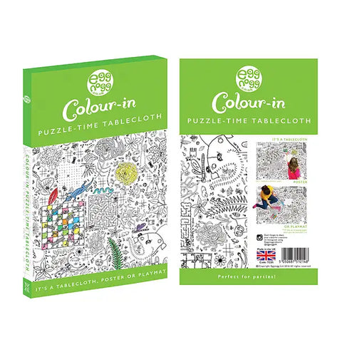 Eggnogg Colour-in Giant Poster / Tablecloth - Puzzletime
