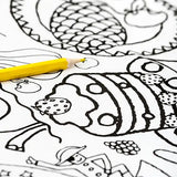 Eggnogg Colour-in Giant Poster / Tablecloth - Teatime