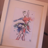 Dancer Watercolour Painting By Cole Joseph Art