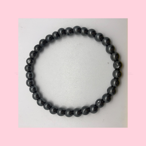 Men's Hematite Crystal Healing Bracelet
