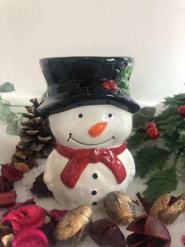 snowman nobelty candle 