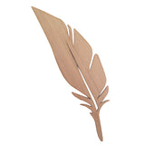 Large Wooden Feather Wall Art