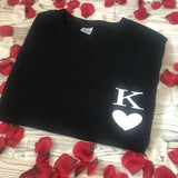 Queen Or King Of Hearts T Shirt/hoodie/sweatshirt