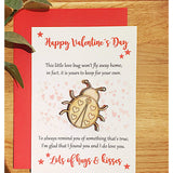 Valentines Love Bug Token Magnet
