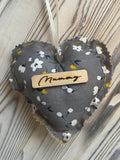 Mother’s Day Hanging Mini Fabric Heart