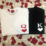Queen Or King Of Hearts T Shirt/hoodie/sweatshirt