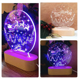 Believe Snow Globe Personalised Light