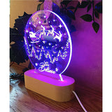 Believe Snow Globe Personalised Light