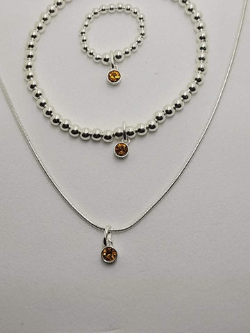 Topaz / November Birthstone Jewellery