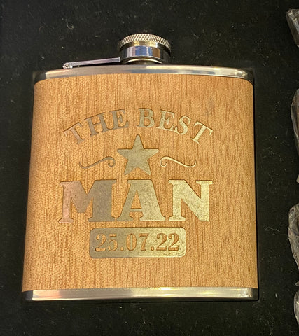 Personalised Engraved Hip Flask
