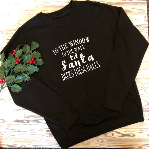 To The Window To The Wall Christmas Top