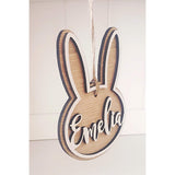 Personalised Easter Rabbit Hanging Tag