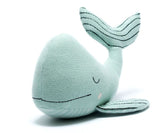 Best Years Knitted Organic Cotton Sea Green Whale Scandi Toy